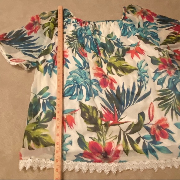 ALYX Womens Short Sleeve Blouse 2X - Picture 6 of 6